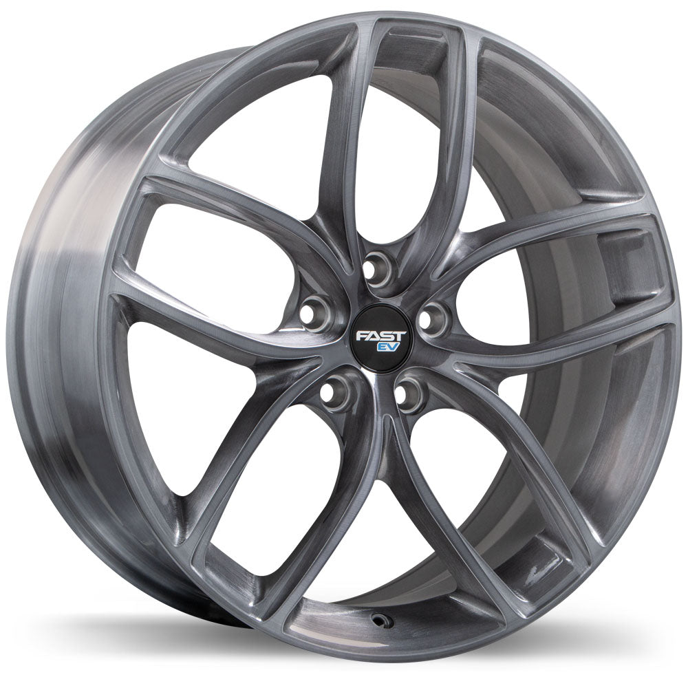 Fast Wheels EV04 Brushed With Dark Tint 20x9.0 5x114.3  et35 70.2 FE04E-2090-65ND+35C702