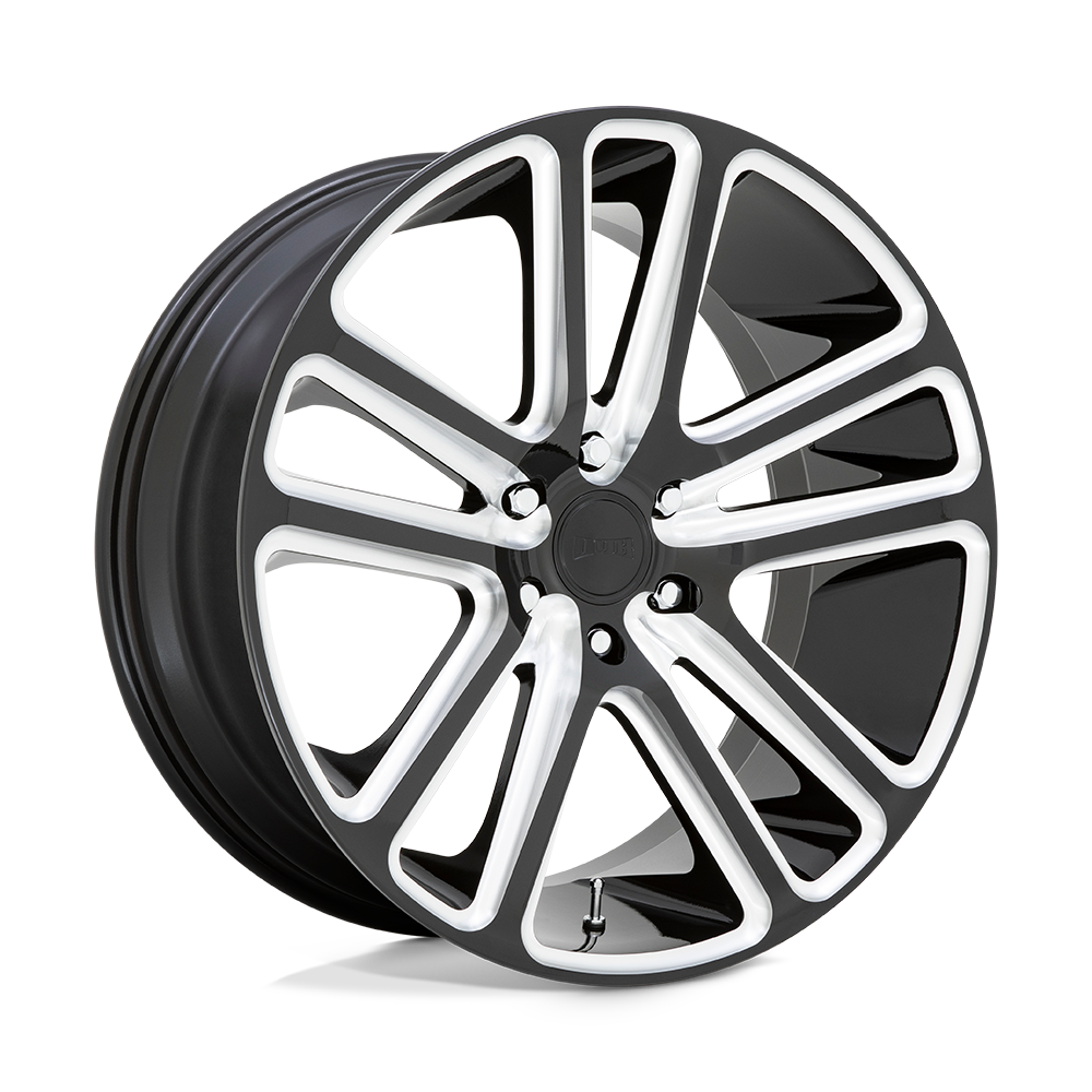 DUB 1PC S255 FLEX GLOSS BLACK MILLED 24X10 5x127 et10 78.1