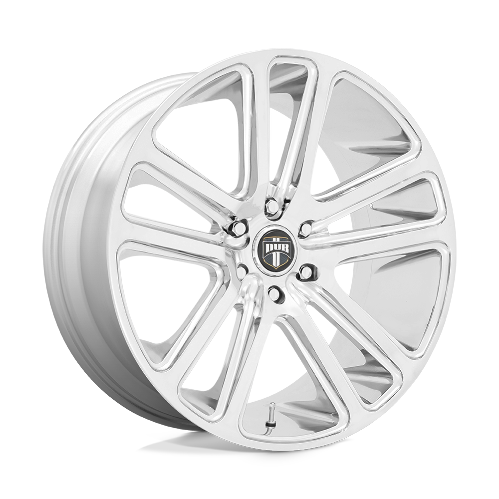 DUB 1PC S254 FLEX CHROME 24X10 6x139.7 et30 78.1