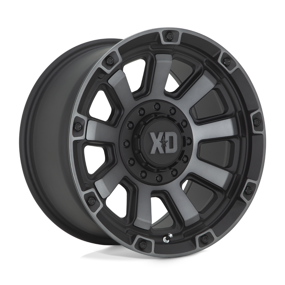 XD XD852 GAUNTLET SATIN BLACK W/ GRAY TINT 20X9 6x120/6x139.7 et0 78.1