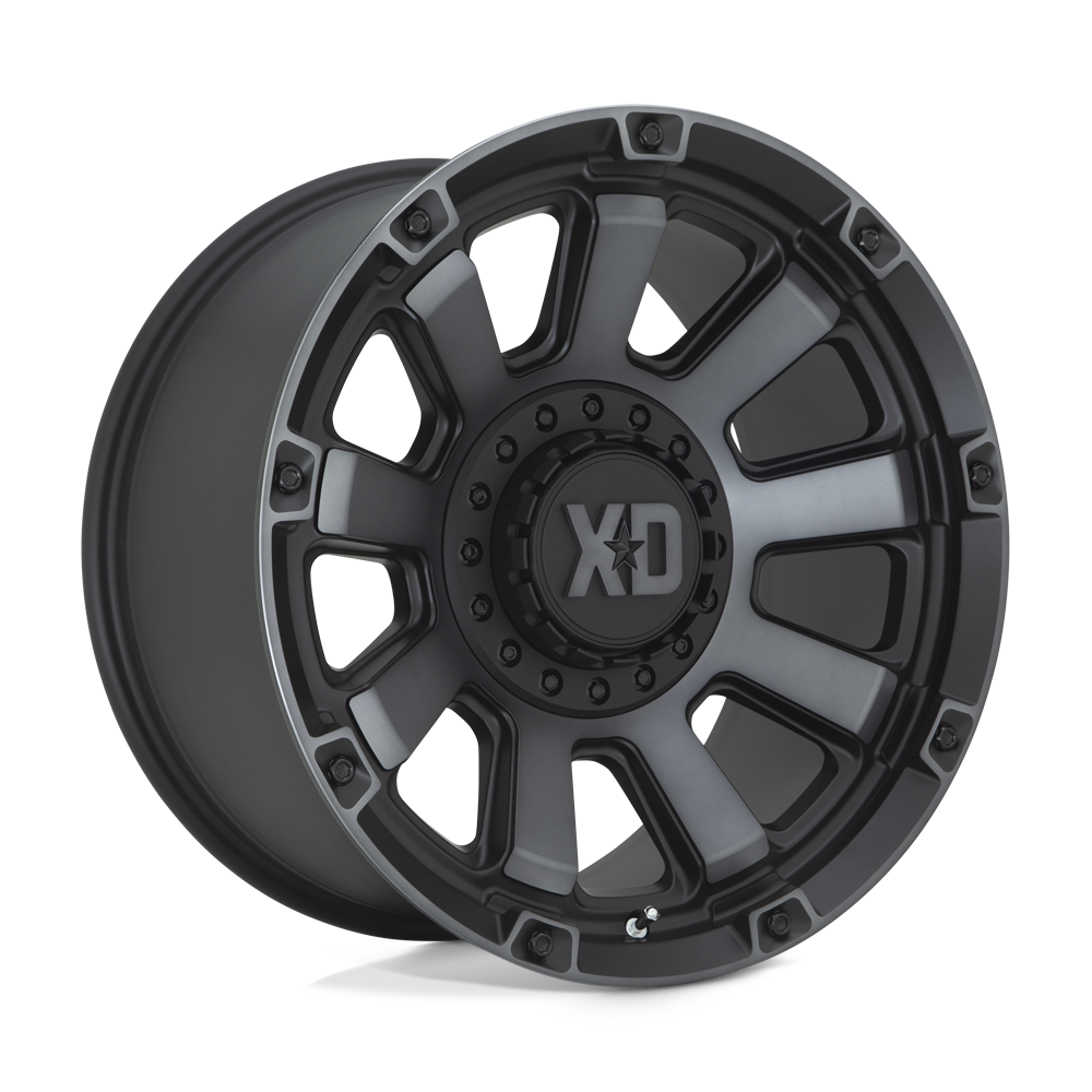 XD XD852 GAUNTLET SATIN BLACK W/ GRAY TINT 20X10 6x135/6x139.7 et-18 106.1