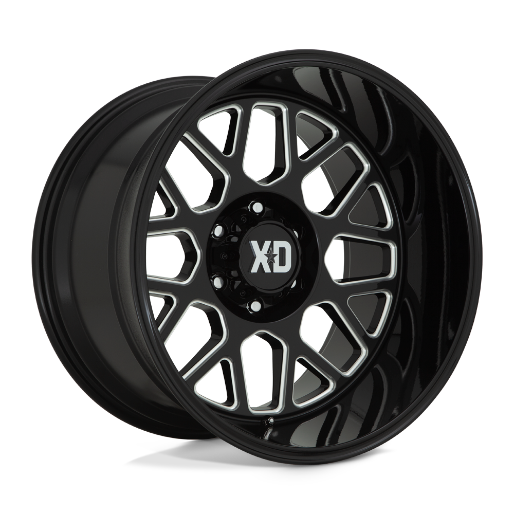 XD XD849 GRENADE II GLOSS BLACK MILLED 20X10 6x139.7 et-18 106.1