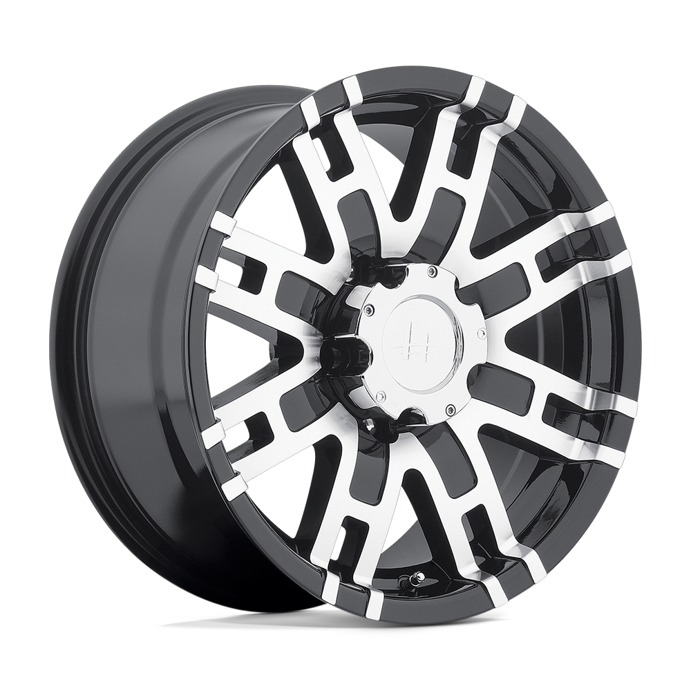 Helo HE835 GLOSS BLACK MACHINED 17X8 6x139.7 et0 106.1