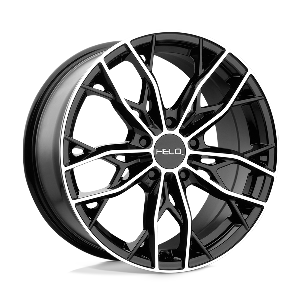 Helo HE907 GLOSS BLACK MACHINED 18X8 5x120 et40 74.1