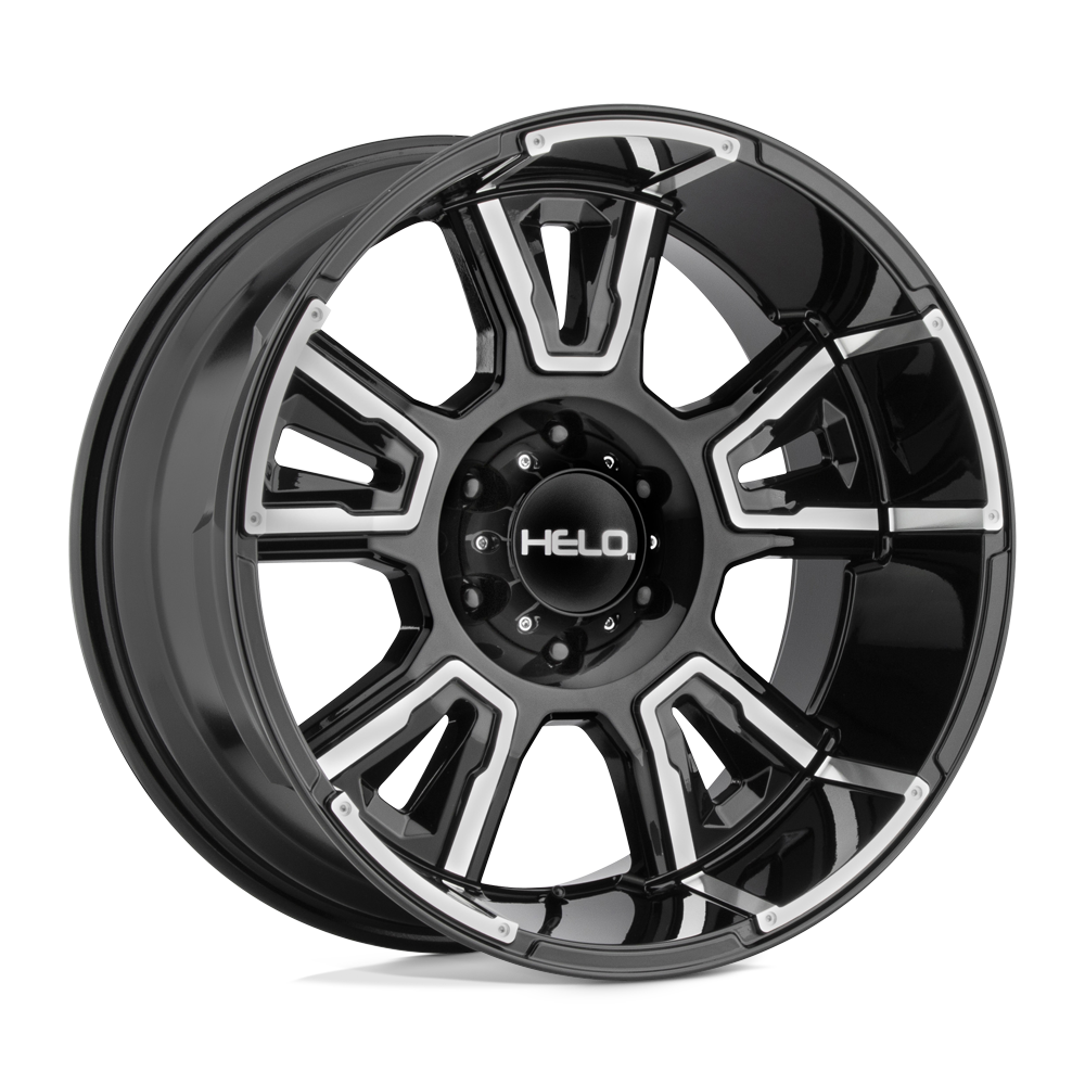 Helo HE914 GLOSS BLACK MACHINED 20X9 6x139.7 et0 106.1