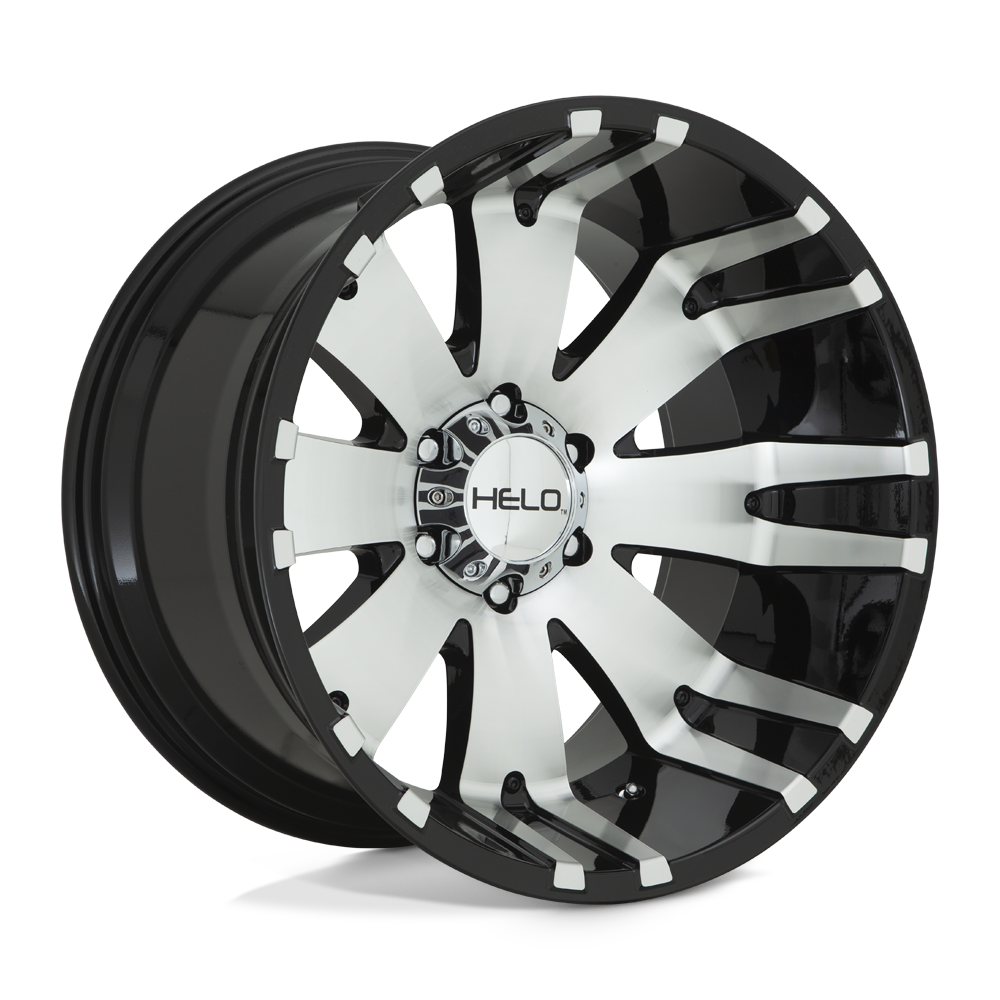 Helo HE917 GLOSS BLACK MACHINED 18X10 8x165.1 et-18 125.1
