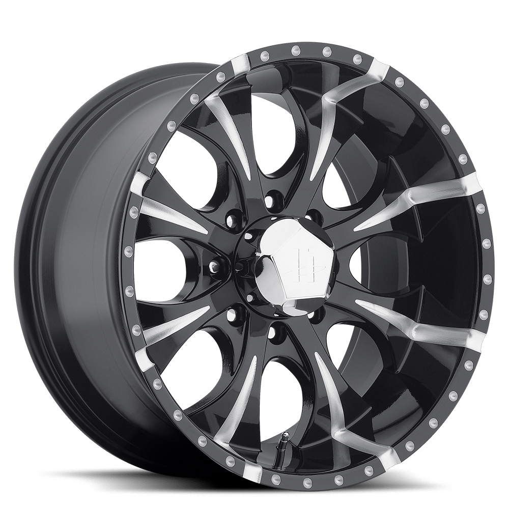 Helo HE791 MAXX GLOSS BLACK MILLED 17X9 5x127 et-12 78.1