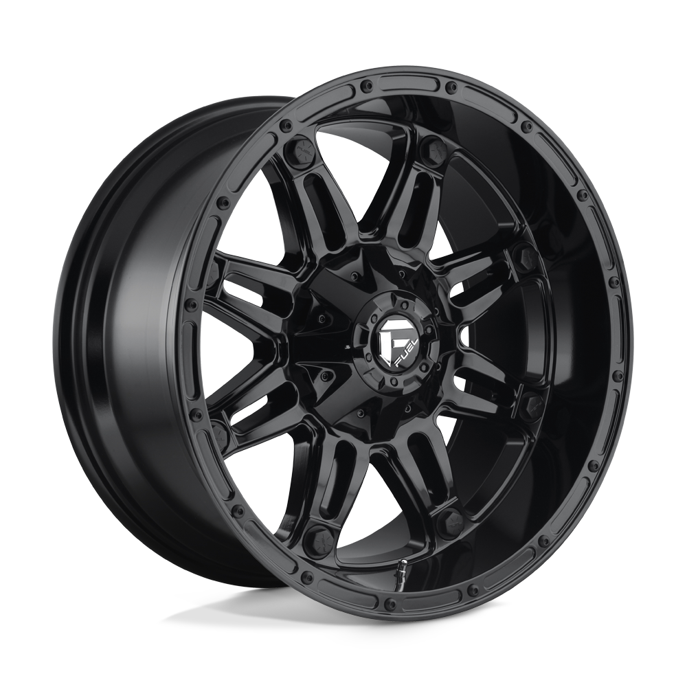 Fuel 1PC D625 HOSTAGE GLOSS BLACK 20X9 5x114.3/5x127 et-12 78.1