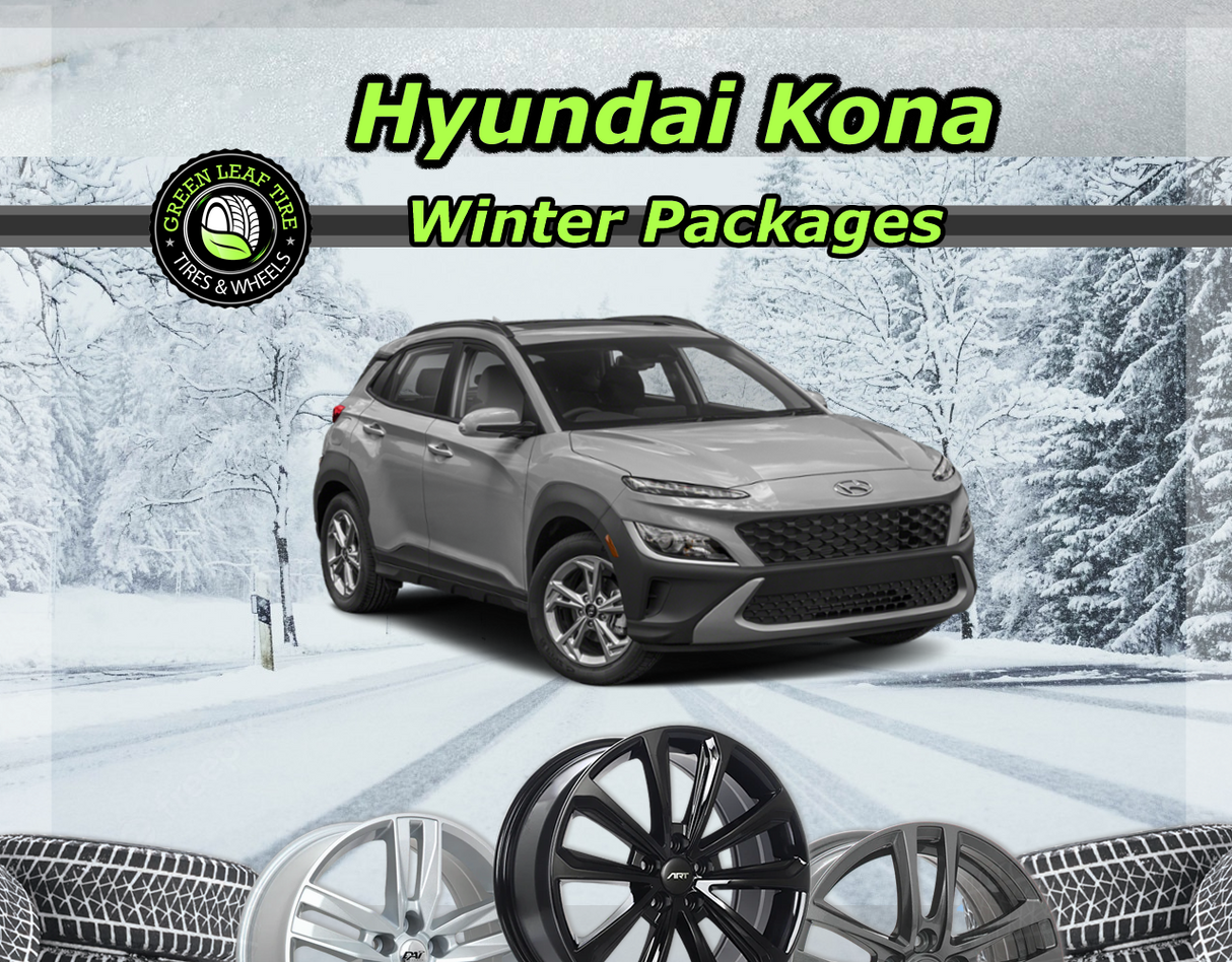 Hyundai Kona Winter Tire Package, 17" Steel + 215/60R17 Antares Grip 20