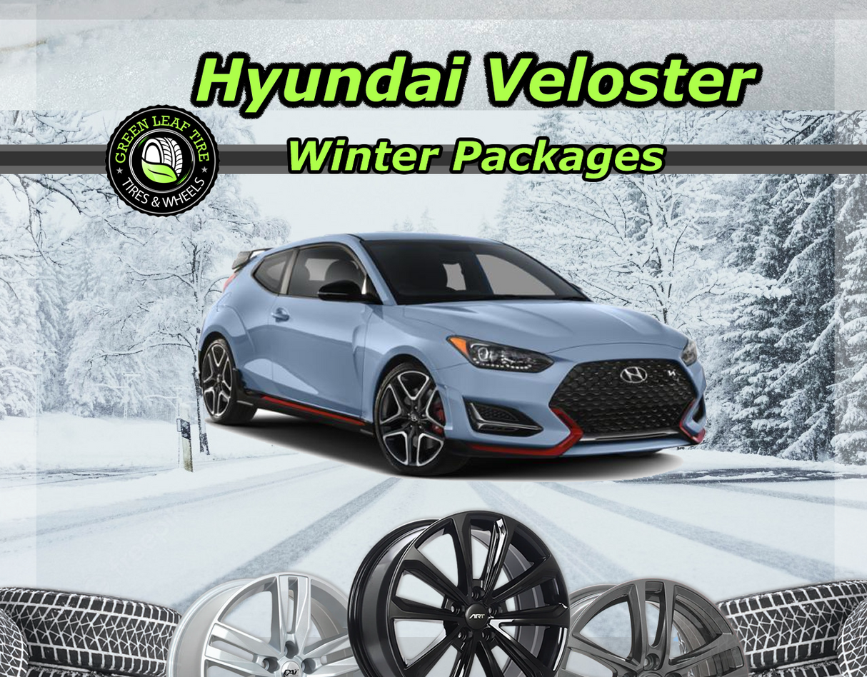 Hyundai Veloster Winter Tire Package, 18" Steel + 225/40R18 Antares Grip 20