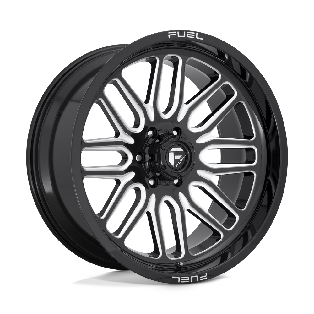 Fuel 1PC D662 IGNITE GLOSS BLACK MILLED 22X12 8x170 et-43 125.1
