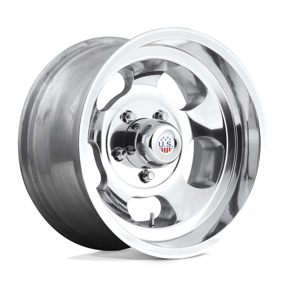 US Mag 1PC U101 INDY HIGH LUSTER POLISHED 15X7 5x114.3 et-5 72.56