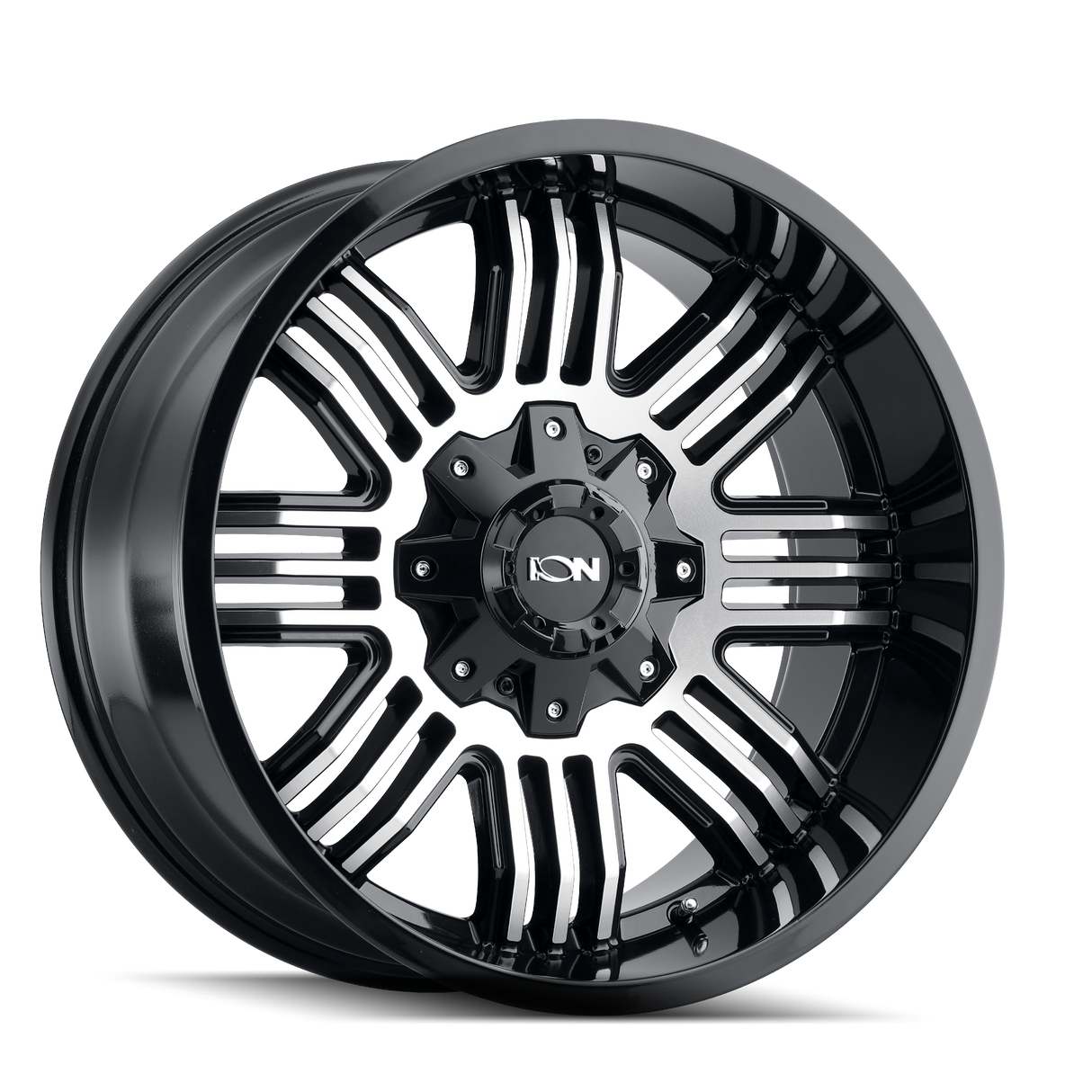 ION 144 SATIN BLACK MACHINED 20x9.0 8x180 et18 124.1