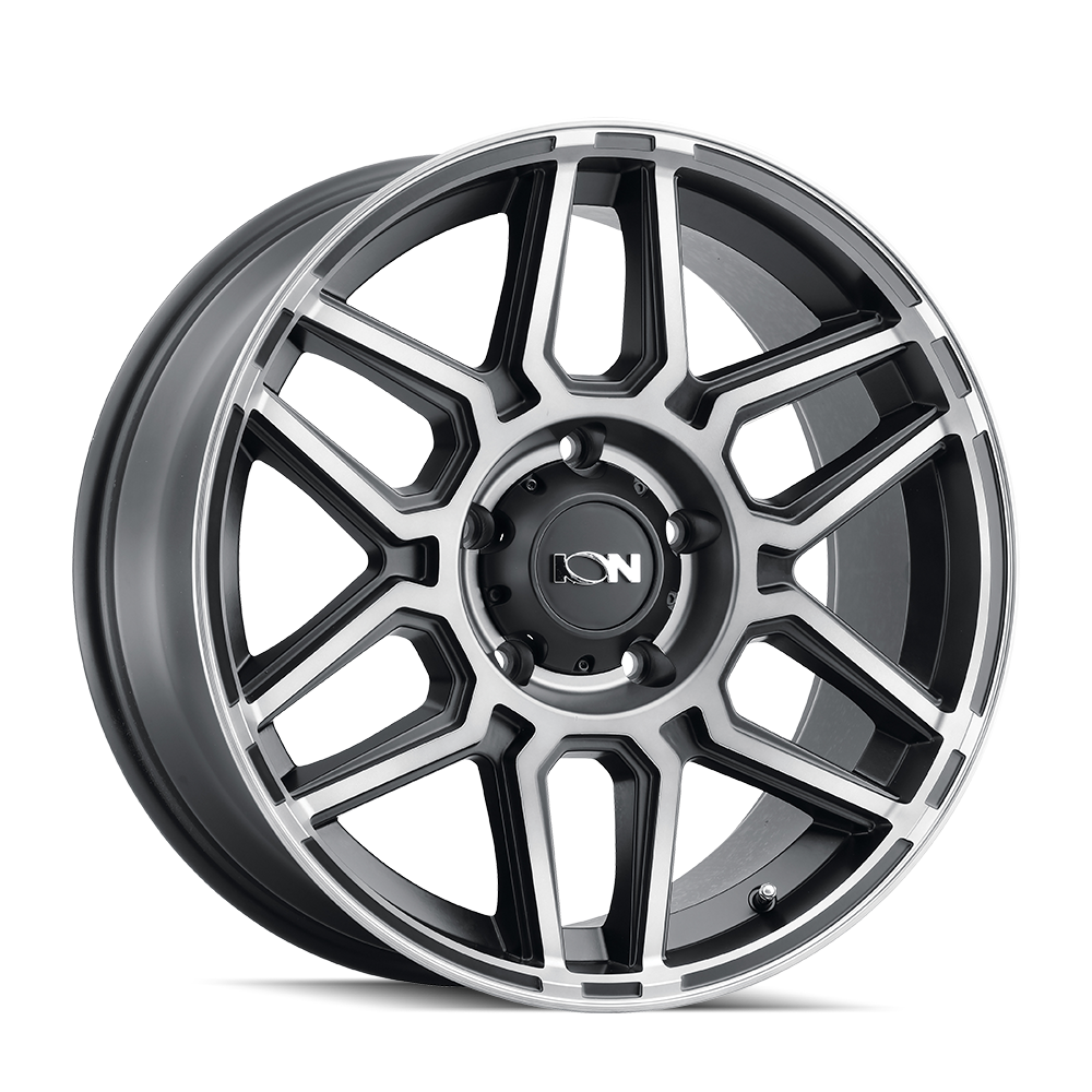 ION 146 MATTE BLACK MACHINED WITH DARK 17x9.0 5x127 et0 78.1