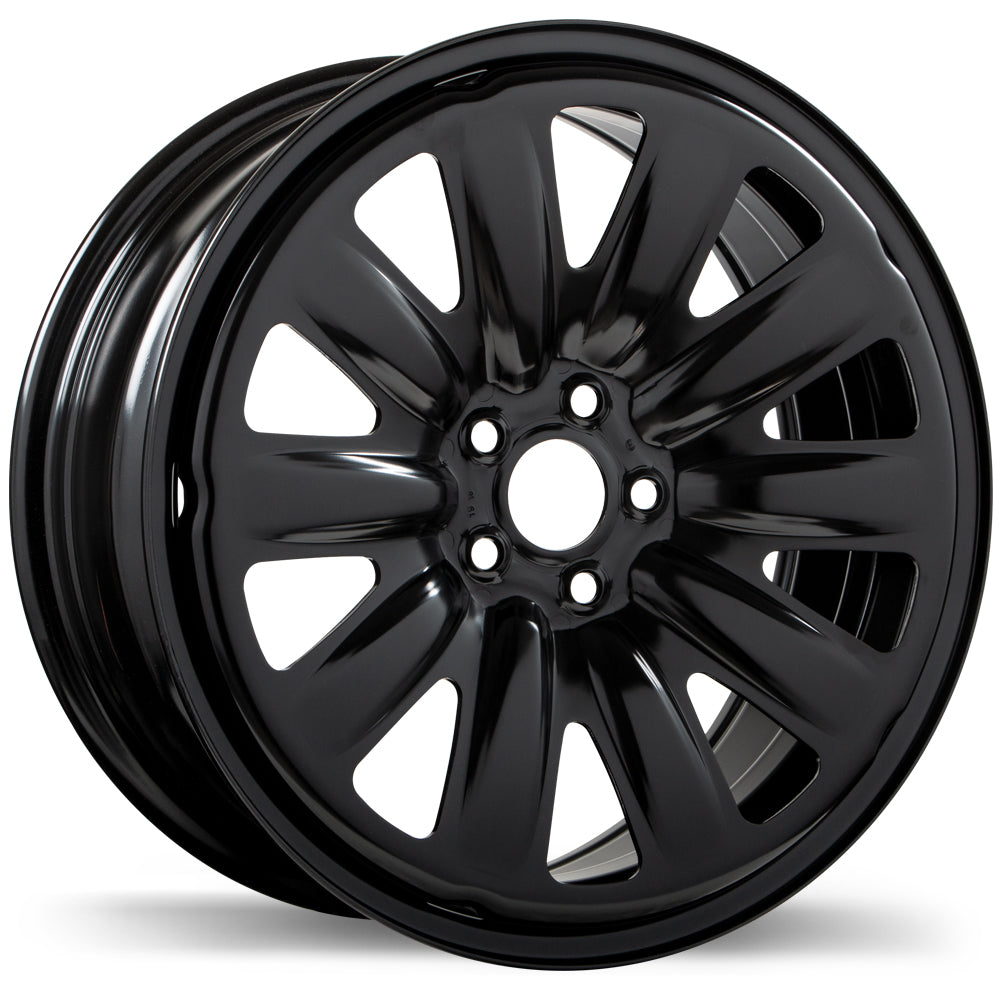 Steel / Acier Styled / Stylée Black 17x7.0 5x100  et55 56.1 K132001