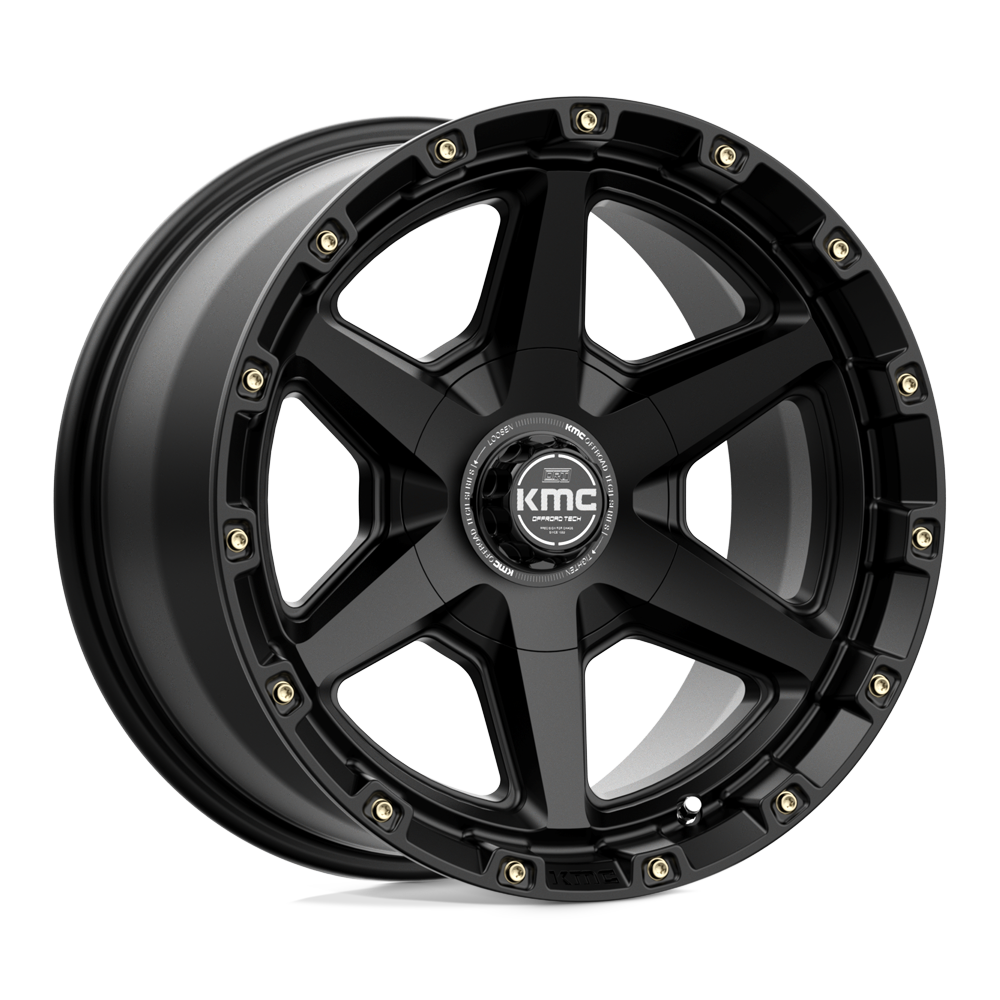 KMC KM101 TEMPO SATIN BLACK 17X9 5x127/5x139.7 et0 78.1