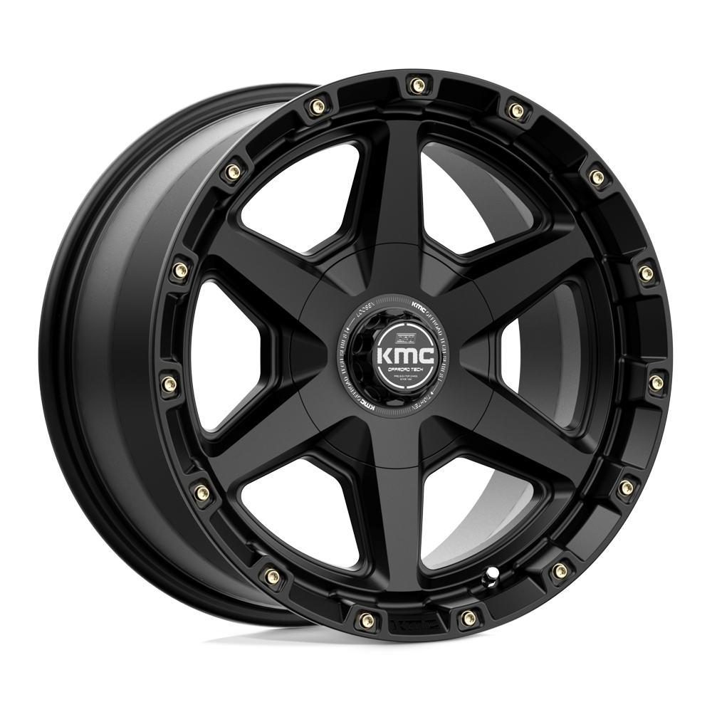 KMC KM101 TEMPO SATIN BLACK 17X9 6x135/6x139.7 et18 106.1