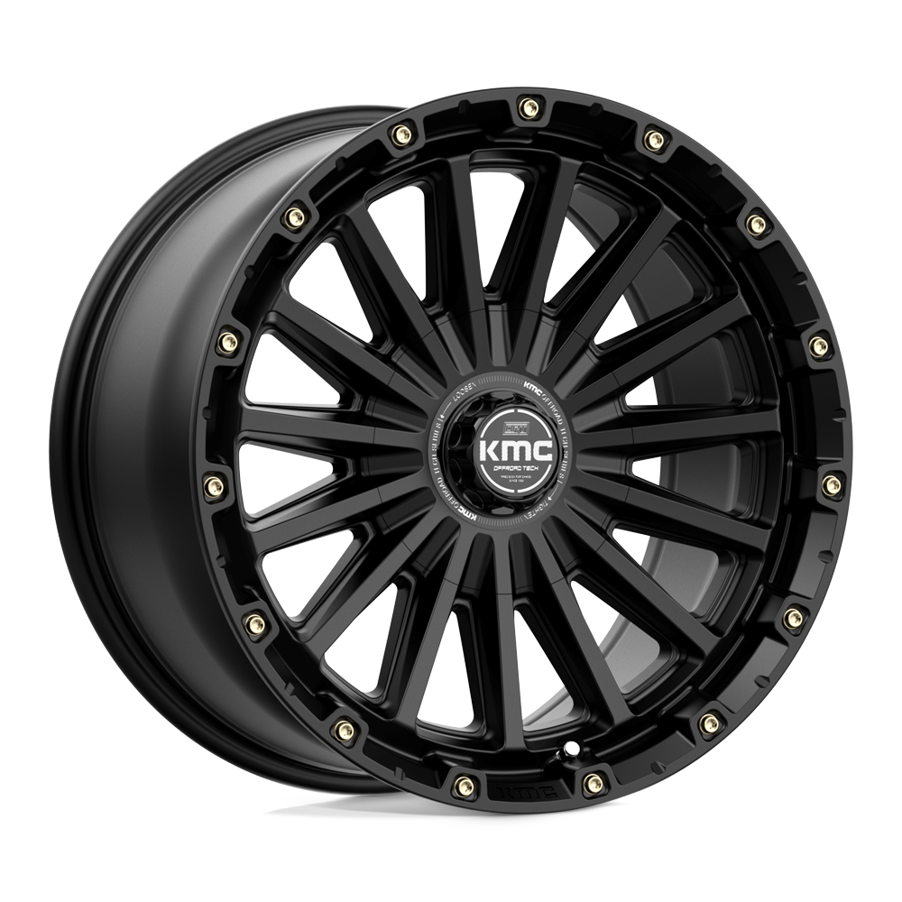 KMC KM102 SIGNAL SATIN BLACK 17X9 6x114.3/6x139.7 et18 78.1