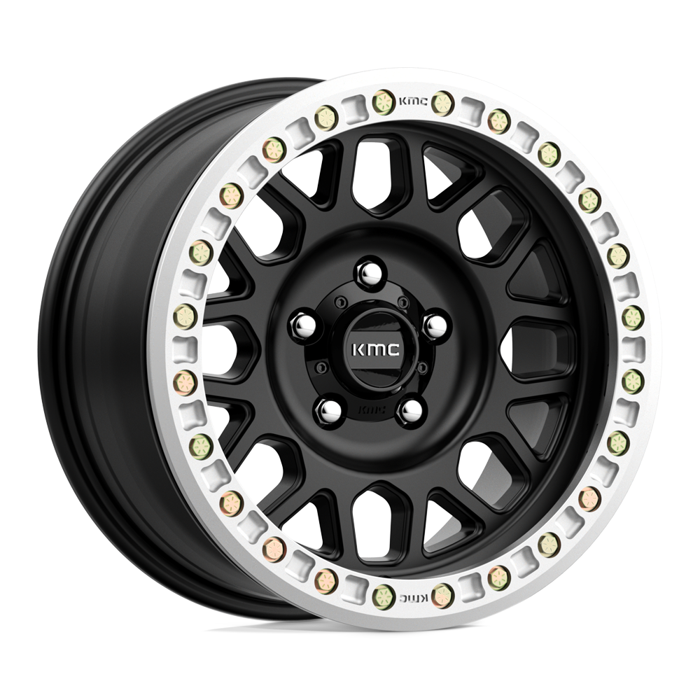 KMC KM234 GRENADE DESERT BEADLOCK SATIN BLACK 17X8.5 6x135 et0 87.1