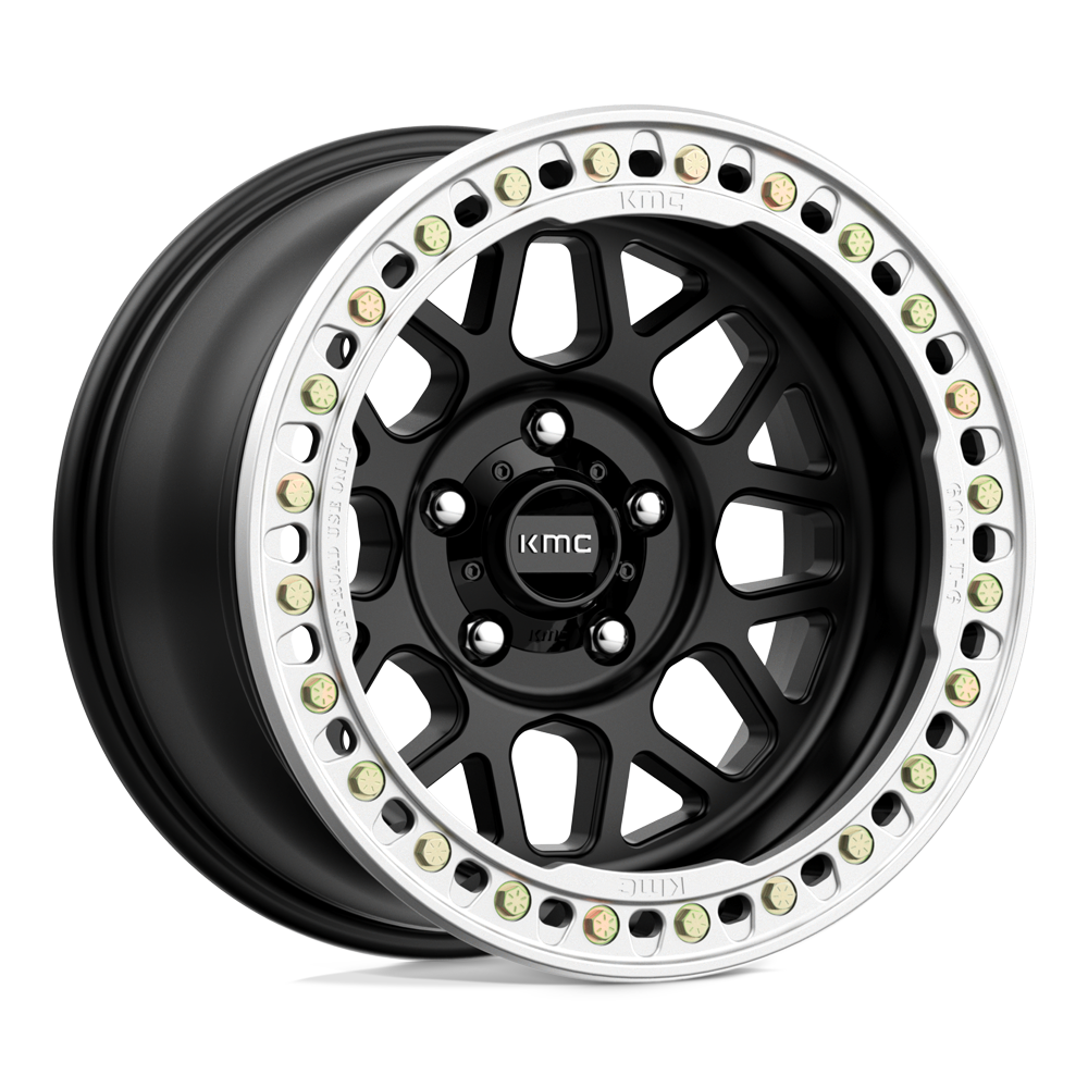 KMC KM235 GRENADE CRAWL BEADLOCK SATIN BLACK 18X9 5x127 et10 71.5