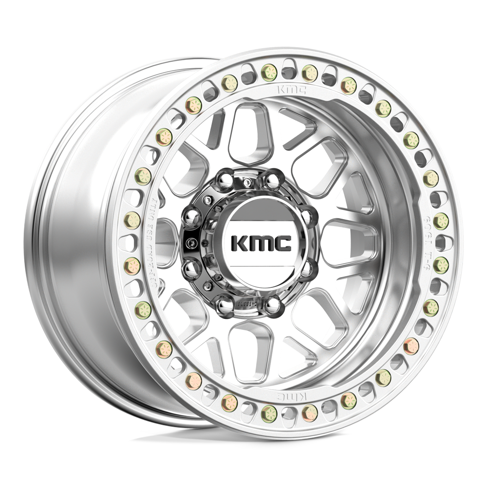 KMC KM235 GRENADE CRAWL BEADLOCK MACHINED 17X9 8x165.1 et-38 125.1