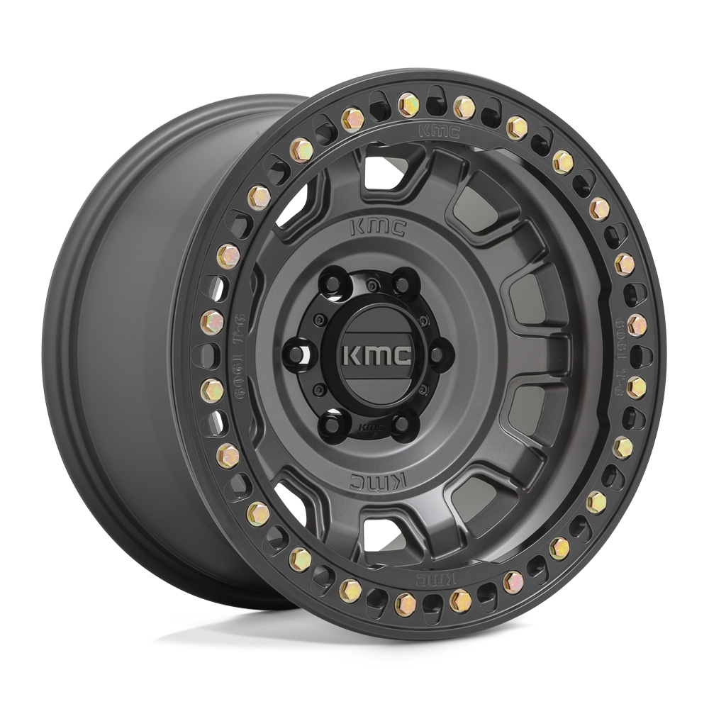 KMC KM236 TANK BEADLOCK ANTHRACITE 17X9 5x127 et-38 71.5