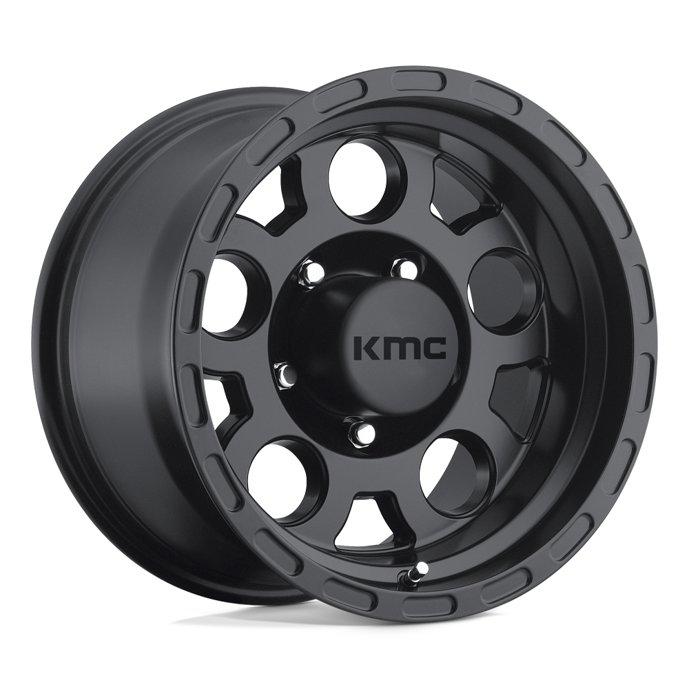 KMC KM522 ENDURO MATTE BLACK 15X9 5x114.3 et-12 83.7