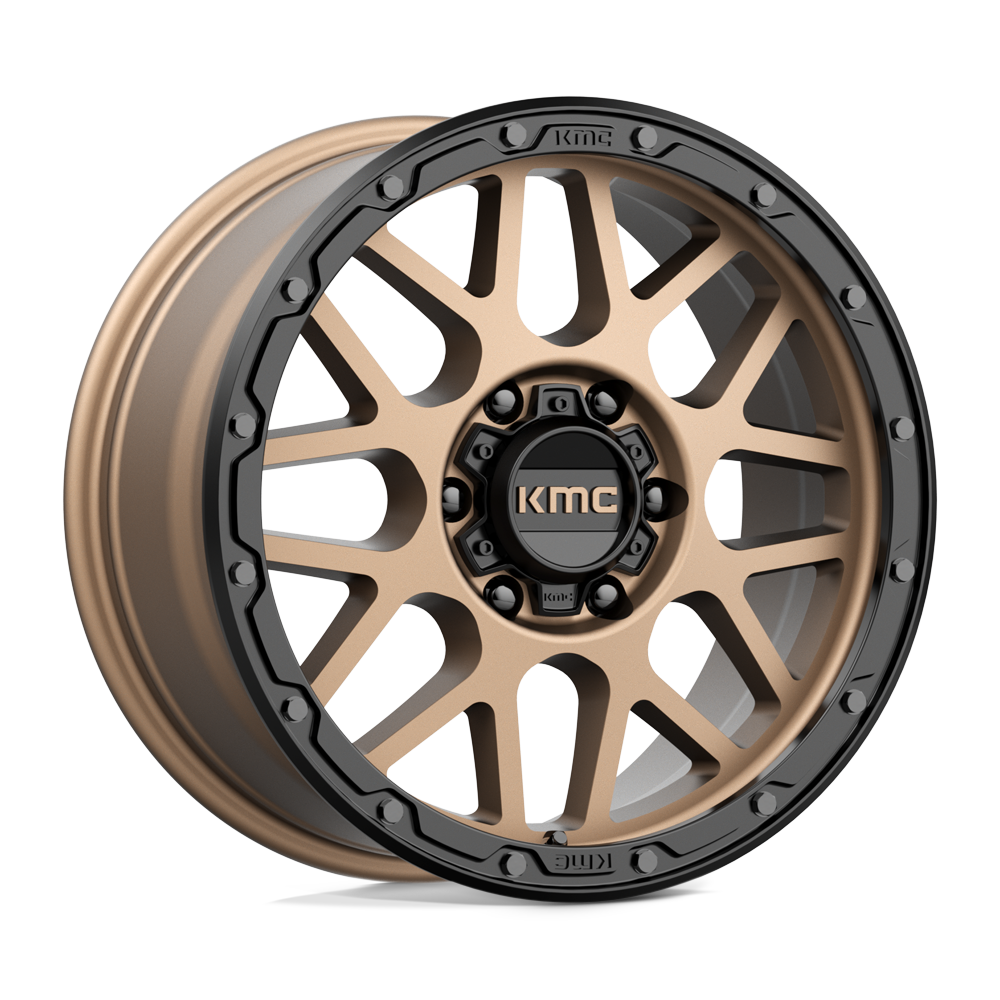 KMC KM535 GRENADE OFF-ROAD MATTE BRONZE W/ MATTE BLACK LIP 18X8.5 6x135 et35 87.1