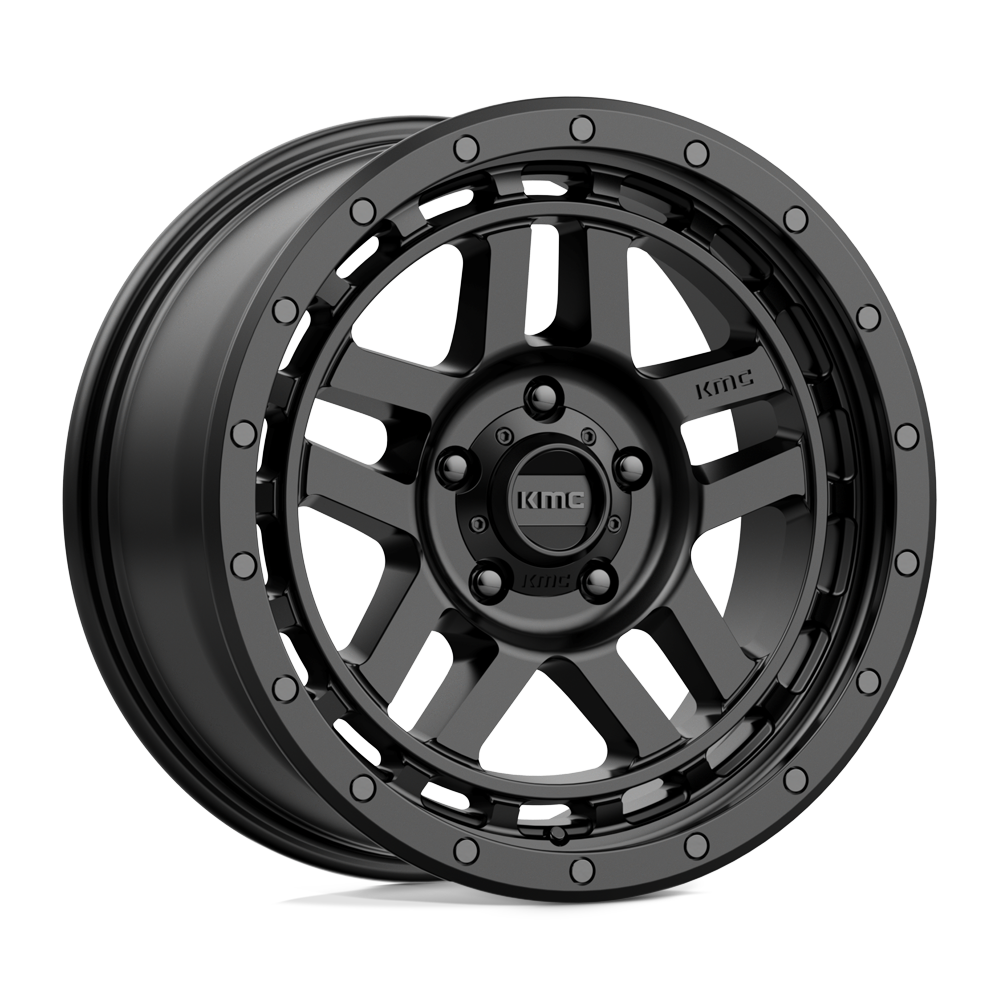 KMC KM540 RECON SATIN BLACK 18X8.5 5x127 et18 71.5