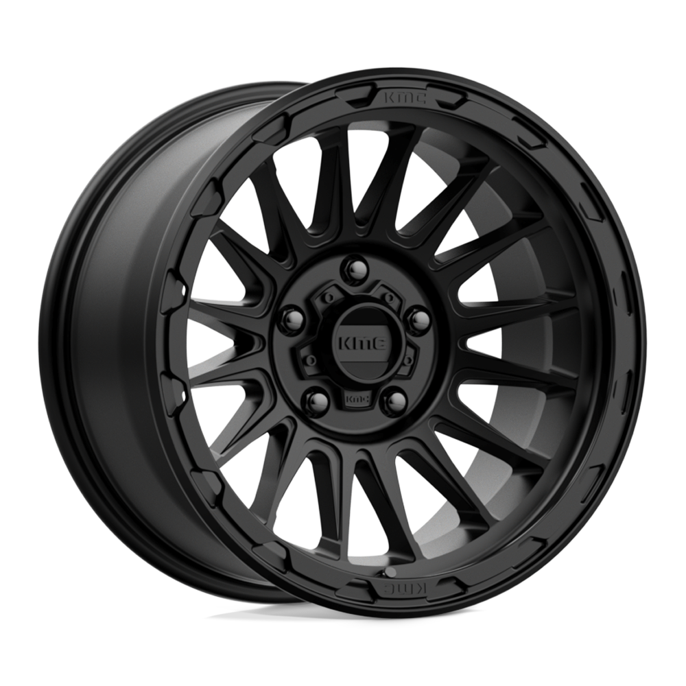 KMC KM542 IMPACT SATIN BLACK 17X9 5x127 et-12 71.5