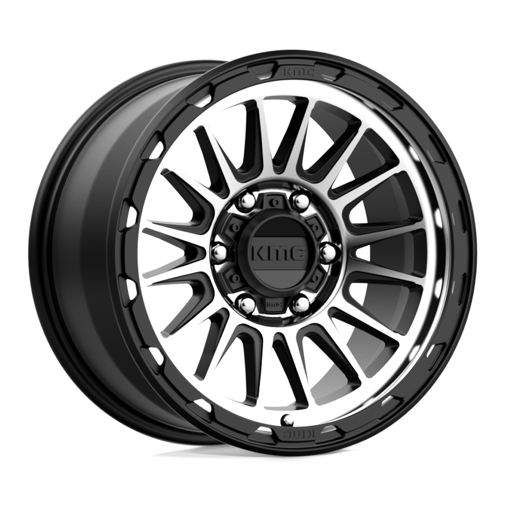 KMC KM542 IMPACT SATIN BLACK MACHINED 17X9 6x139.7 et18 106.1