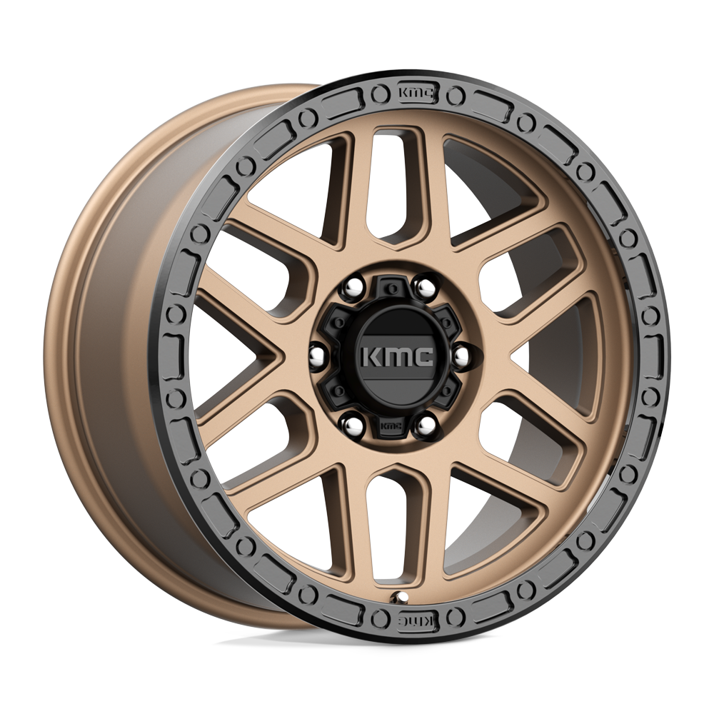 KMC KM544 MESA MATTE BRONZE W/ BLACK LIP 18X9 6x139.7 et18 106.1