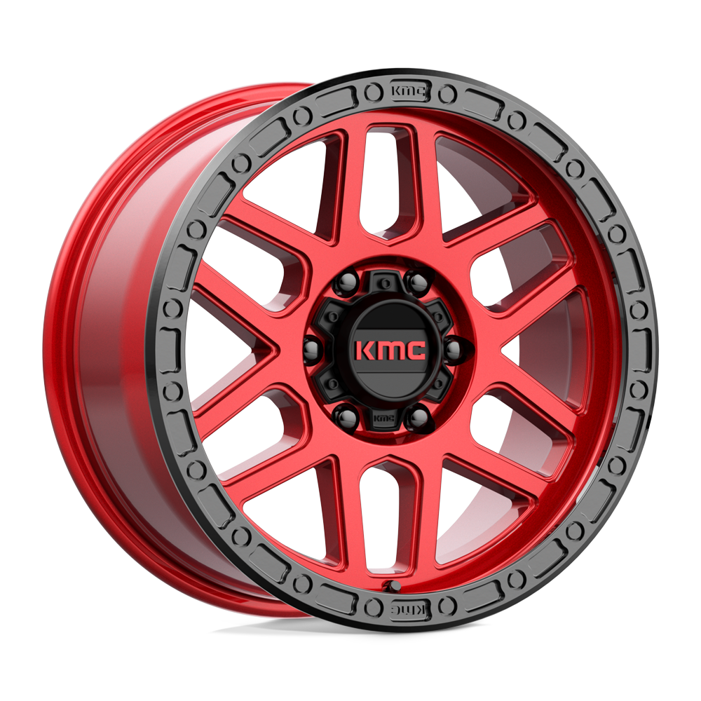 KMC KM544 MESA CANDY RED W/ BLACK LIP 18X9 6x114.3 et18 66.06