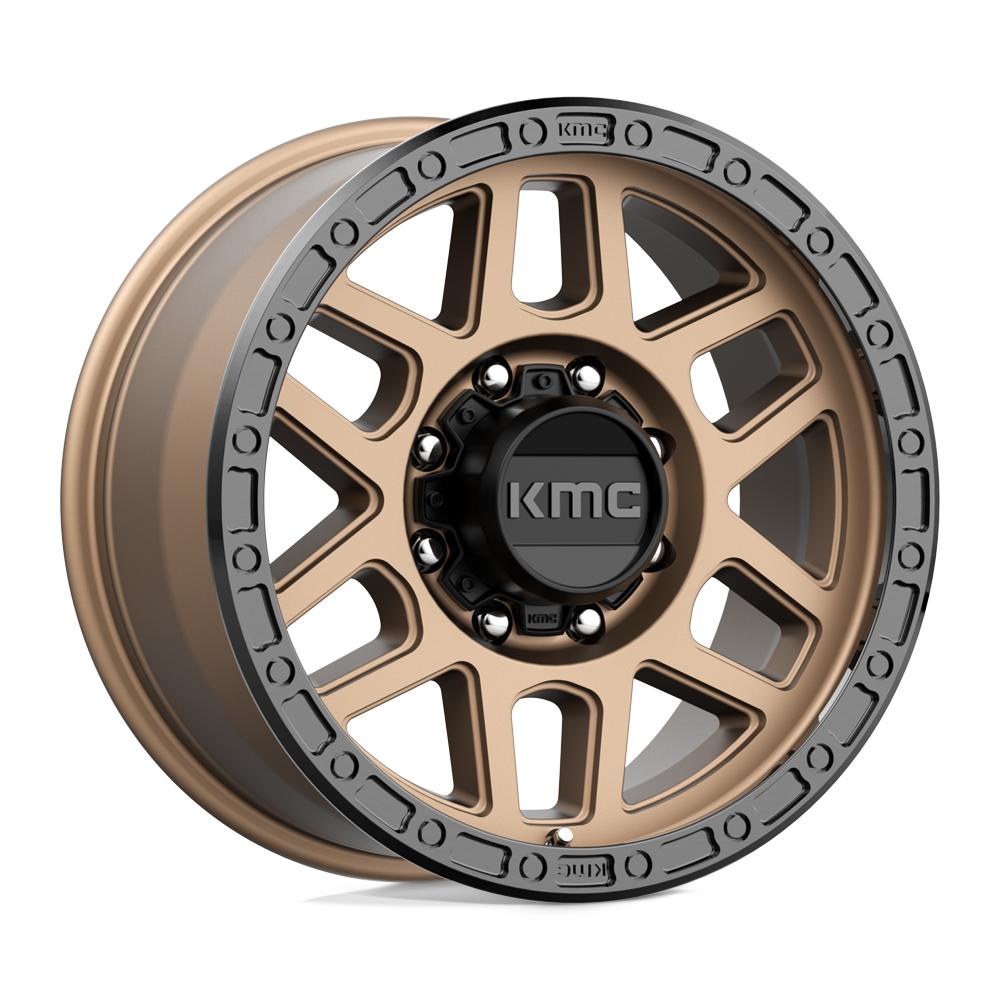 KMC KM544 MESA MATTE BRONZE W/ BLACK LIP 18X9 8x170 et18 125.1