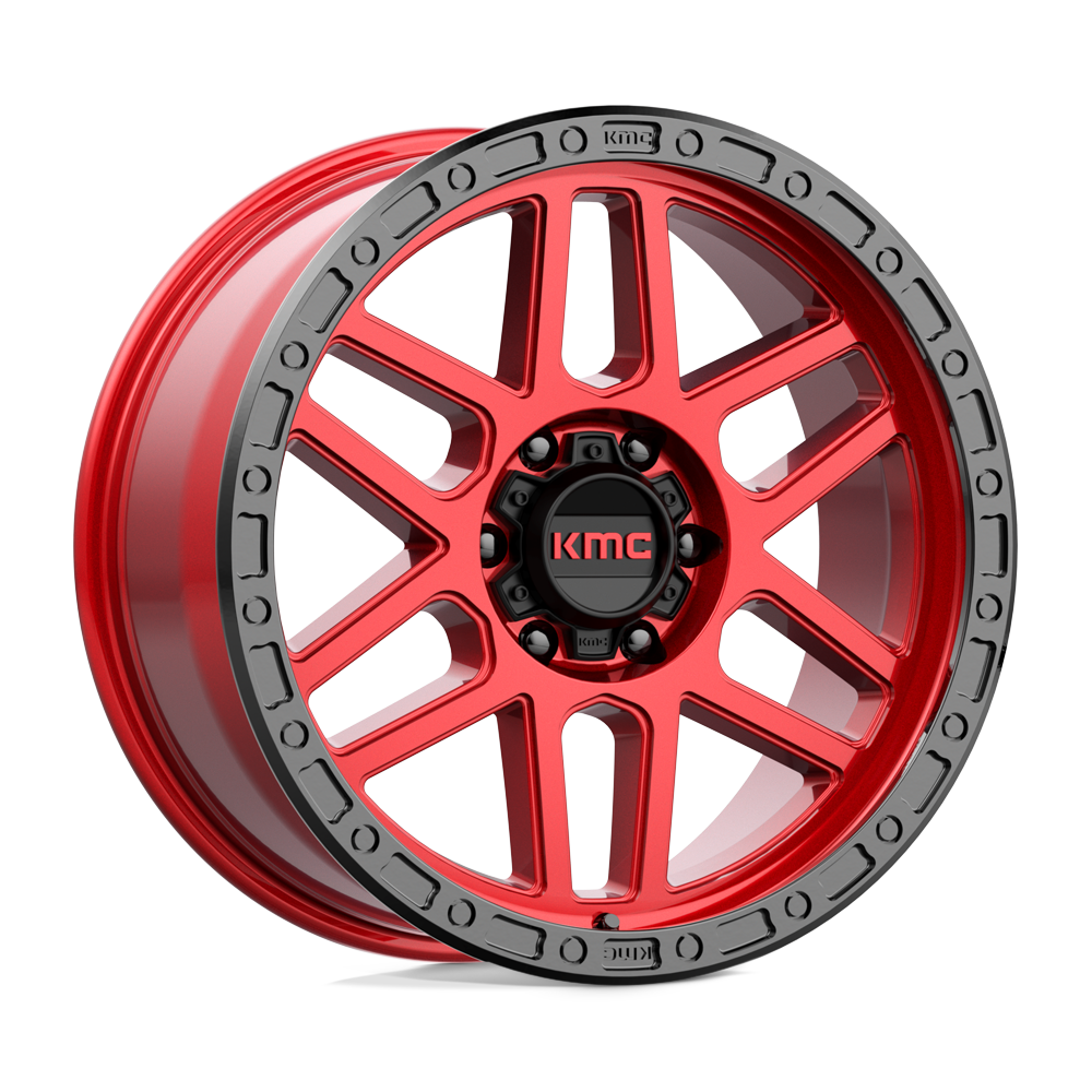 KMC KM544 MESA CANDY RED W/ BLACK LIP 20X9 6x135 et0 87.1