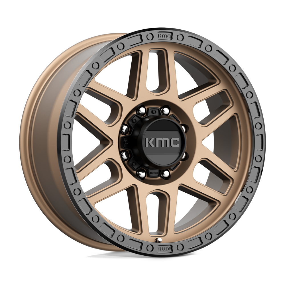 KMC KM544 MESA MATTE BRONZE W/ BLACK LIP 17X9 8x170 et18 125.1