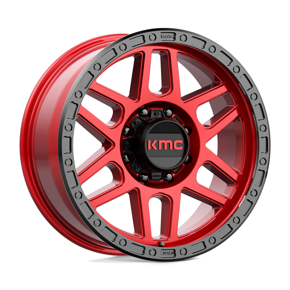 KMC KM544 MESA CANDY RED W/ BLACK LIP 20X9 8x165.1 et0 125.1