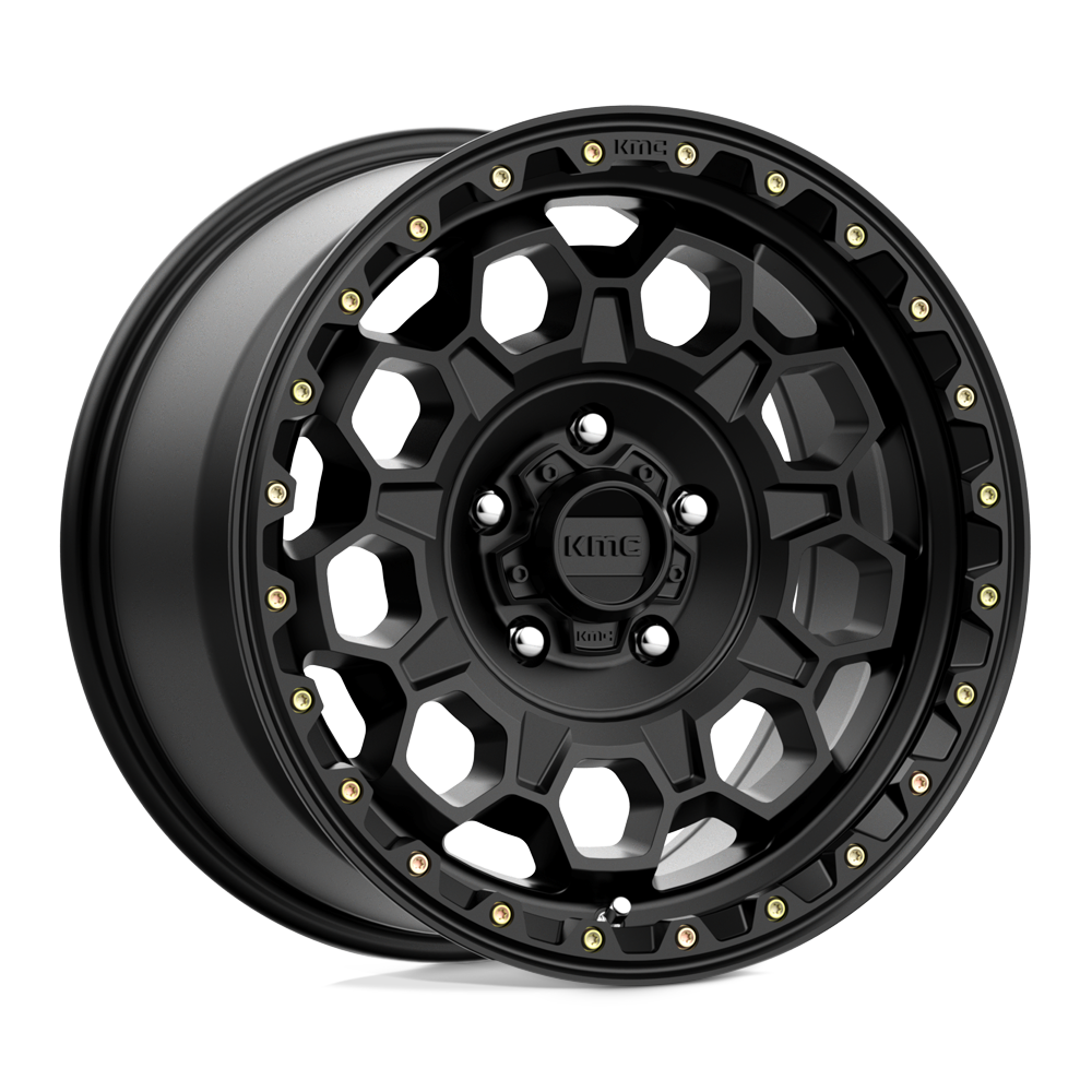 KMC KM545 TREK SATIN BLACK 17X9 5x127 et18 71.5