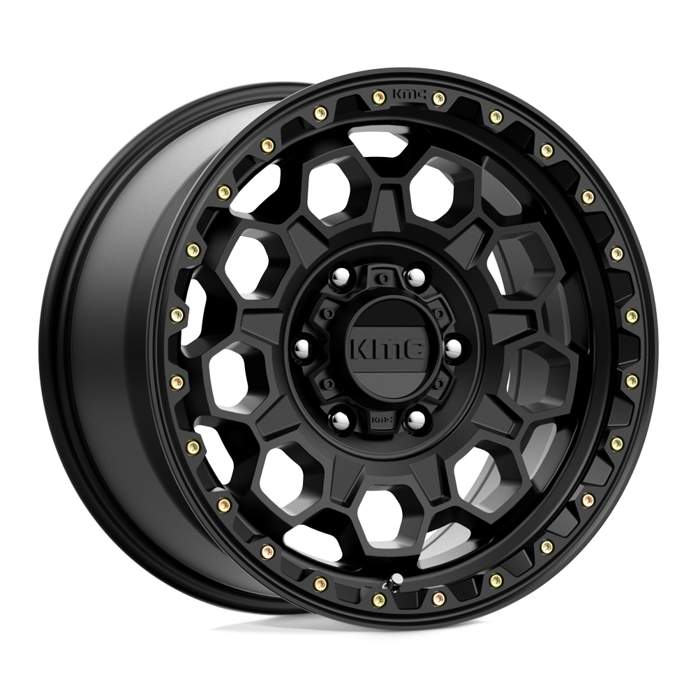 KMC KM545 TREK SATIN BLACK 17X9 6x114.3 et18 66.06