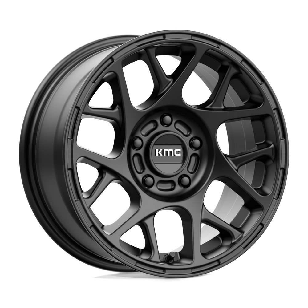 KMC KM708 BULLY SATIN BLACK 16X7.5 5x114.3 et30 72.56