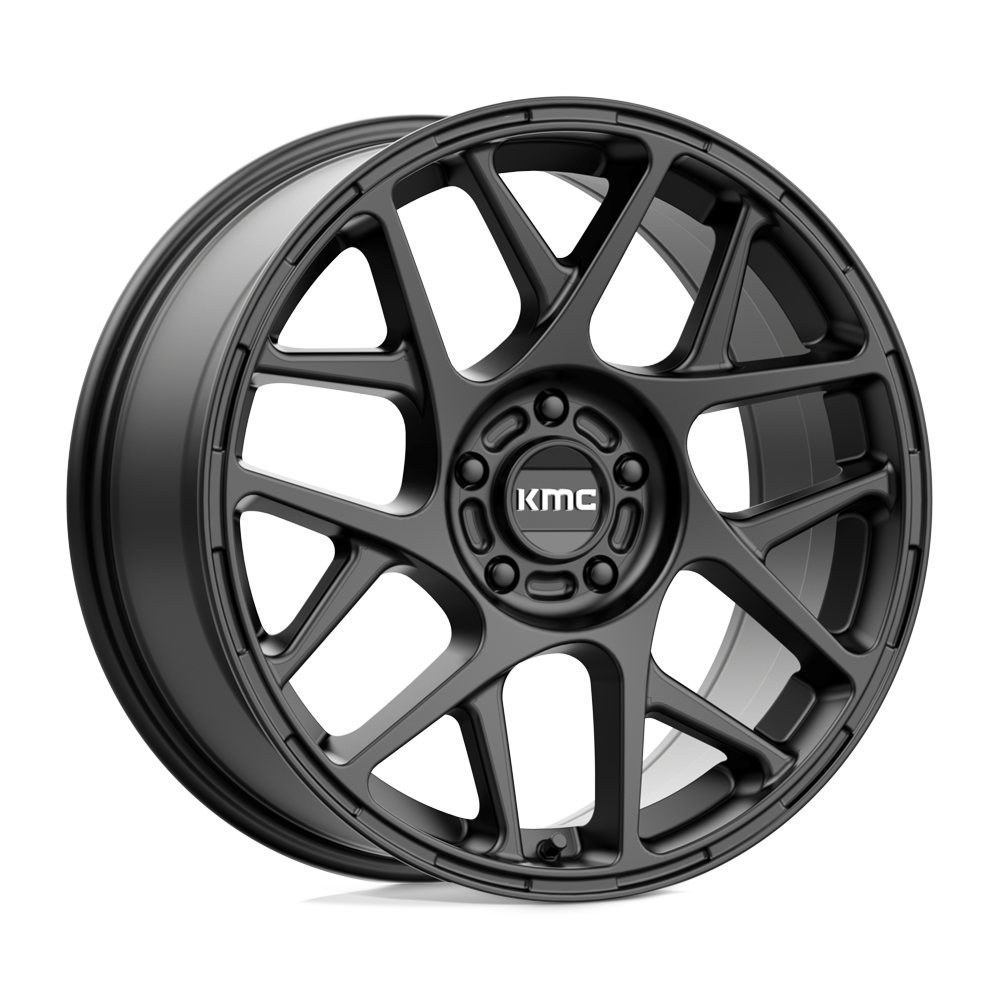 KMC KM708 BULLY SATIN BLACK 18X8 5x120 et38 74.1