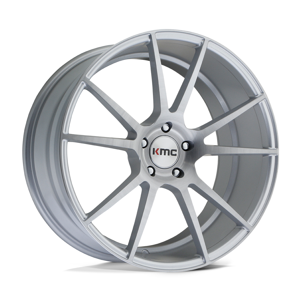 KMC KM709 FLUX BRUSHED SILVER 20X10 5x112 et40 66.56