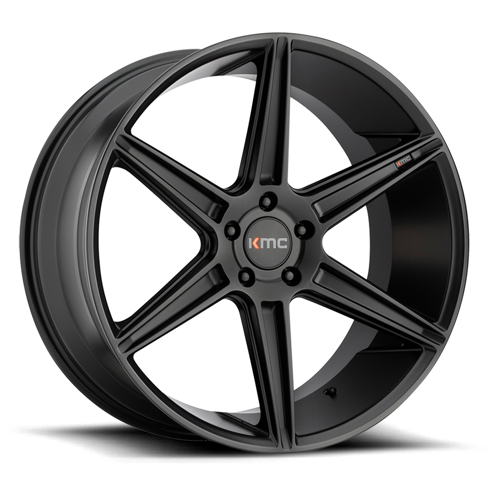 KMC KM711 PRISM SATIN BLACK 20X10.5 5x114.3 et45 72.56
