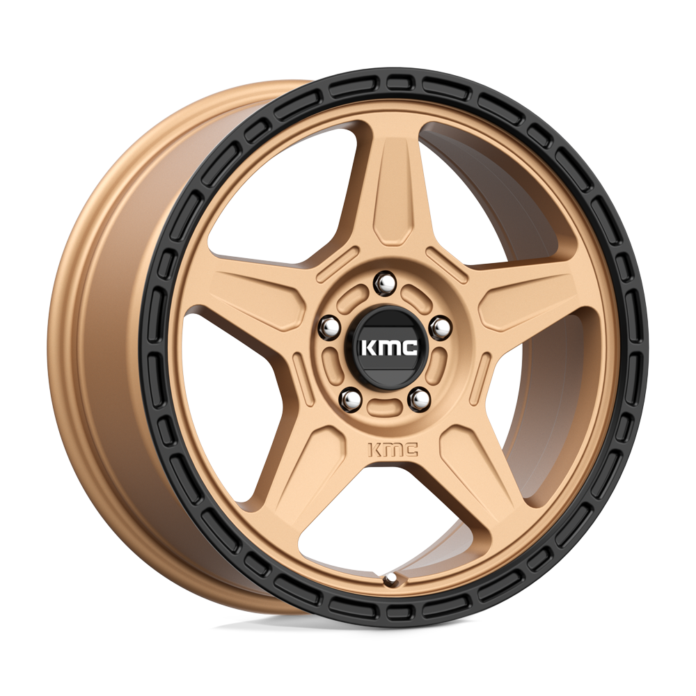 KMC KM721 ALPINE MATTE BRONZE W/ BLACK LIP 18X8 5x108 et38 72.56