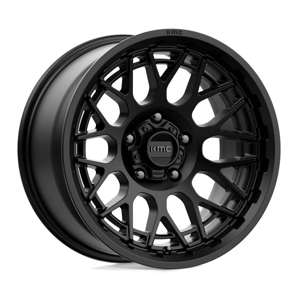 KMC KM722 TECHNIC SATIN BLACK 17X8.5 5x127 et0 71.5