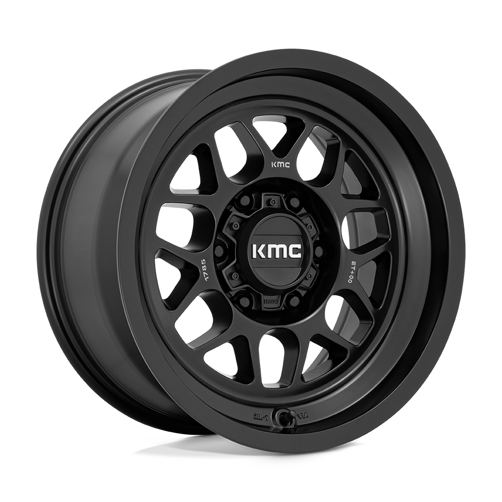 KMC KM725 TERRA SATIN BLACK 17X9 5x127 et-38 71.5