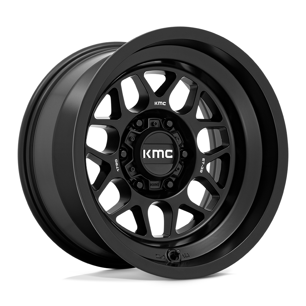 KMC KM725 TERRA SATIN BLACK 17X9 6x139.7 et-38 106.1