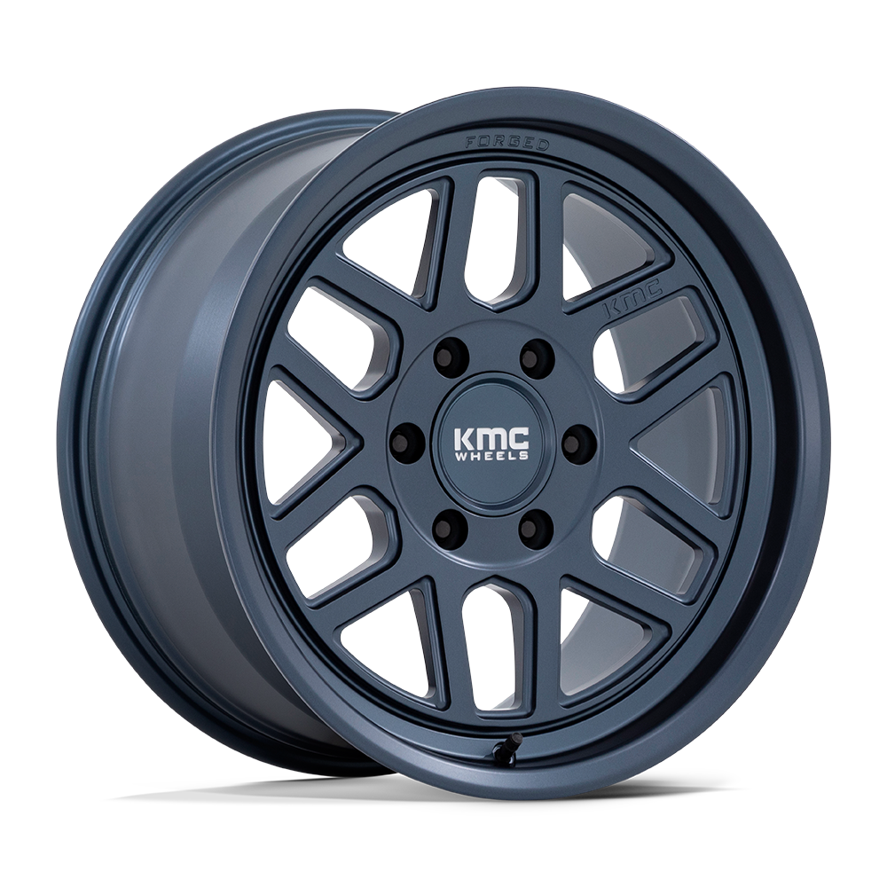 KMC KM446 MESA FORGED MONOBLOCK METALLIC BLUE 18X9 6x139.7 et0 106.1