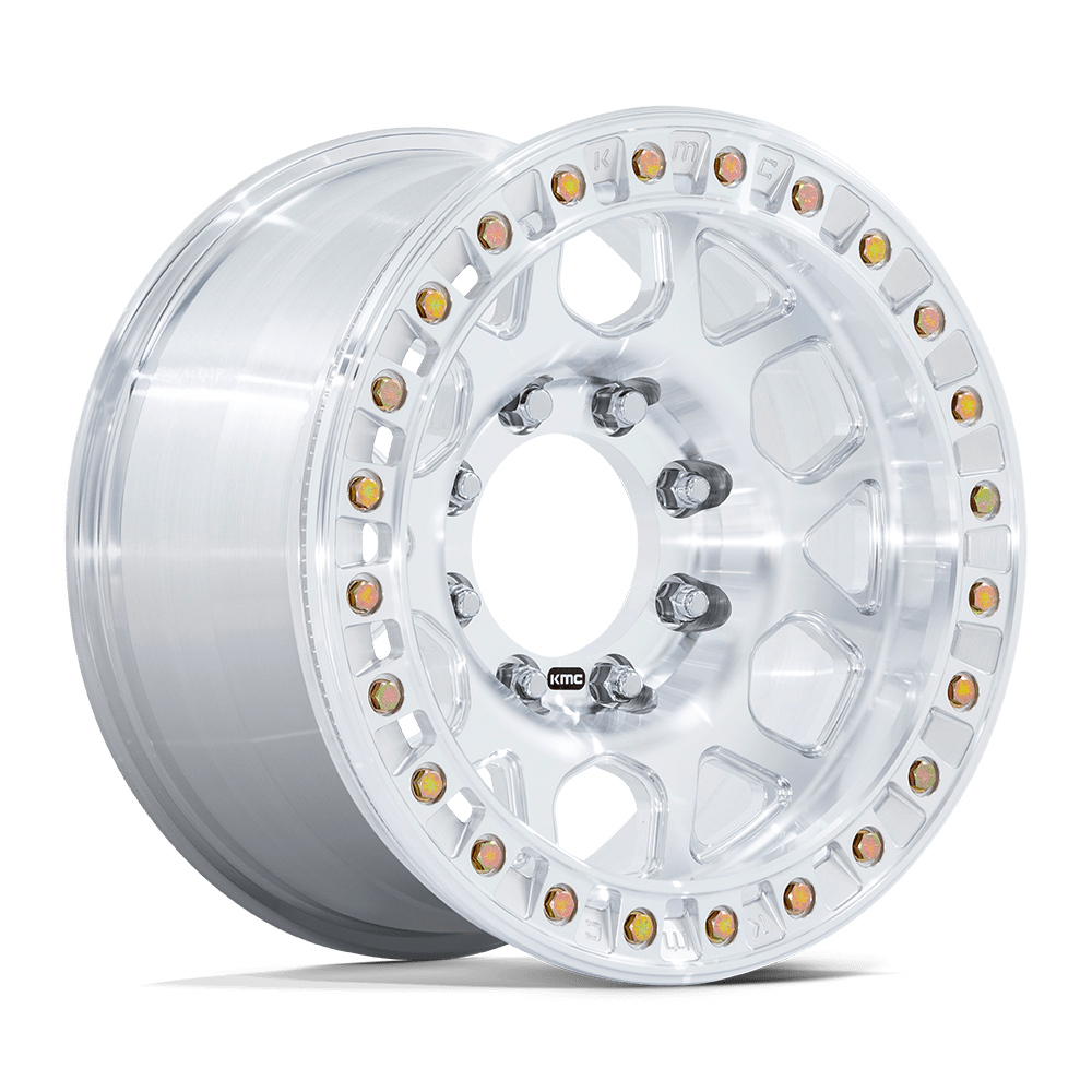 KMC KM450 MESA FORGED SLOTTED BEADLOCK RAW MACHINED 17X9 8x165.1 et25 125.1