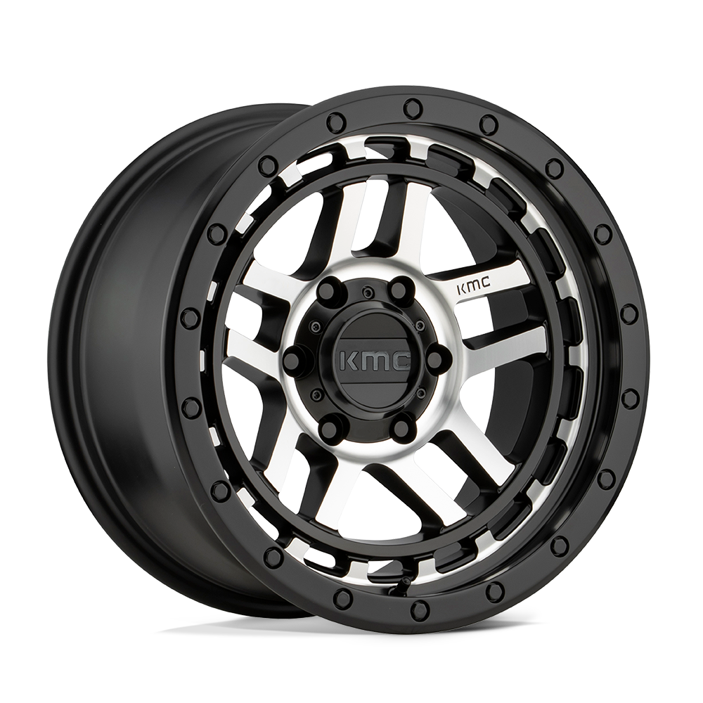 KMC KM540 RECON SATIN BLACK MACHINED 18X8.5 6x135 et0 87.1